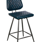 Starley Dark Blue Bar Stool - Bar Stool Dark Blue Sterling Home 2