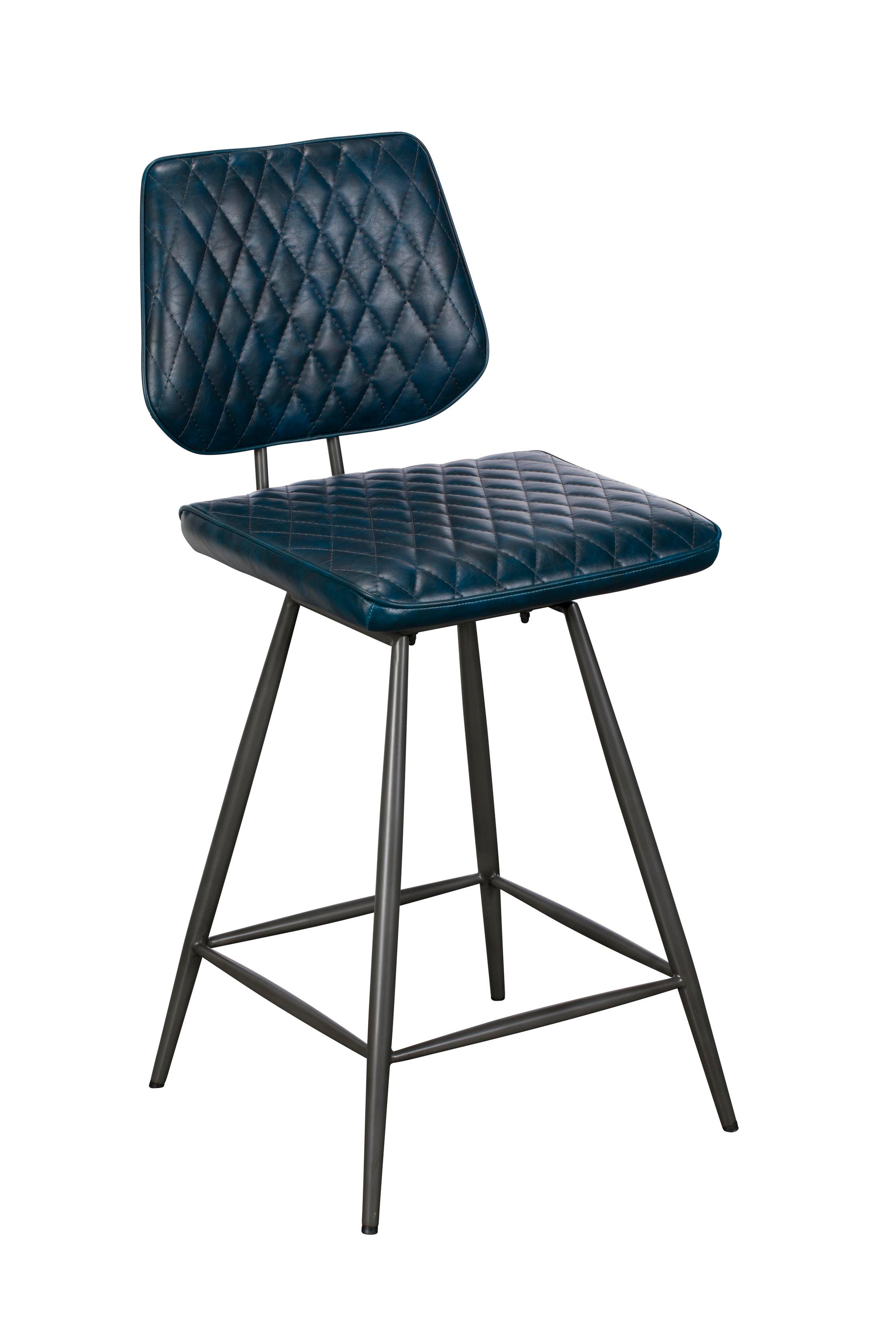 Starley Dark Blue Bar Stool - Bar Stool Dark Blue Sterling Home 2