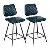 Starley Dark Blue Bar Stool