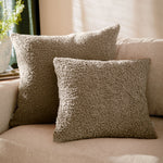 Cabu Chunky Boucle Cushion Cream 45CM - Cabu Chunky Boucle Cushion Taupe 45CM Sterling Home 1