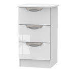 Colton 3 Bedside Cabinet - 3 Drawer Bedside Cabinet Sterling Home 5