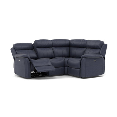 Cava Small Corner Recliner Sofa - Combination 5 2 Corner 1 with 2 Power Recliners Fabric - Right Hand Facing - Power Recliner with USB
