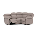 Cava Small Corner Recliner Sofa - Combination 5 2 Corner 1 with 2 Power Recliners Fabric - Right Hand Facing - Power Recliner with USB