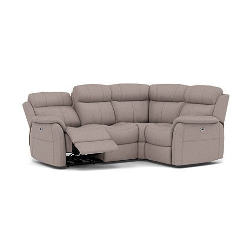 Cava Small Corner Recliner Sofa - Combination 5 2 Corner 1 with 2 Power Recliners Fabric - Right Hand Facing - Power Recliner with USB Sofas Sterling Home 1 BFA-BLJ-22 DOVE GREY