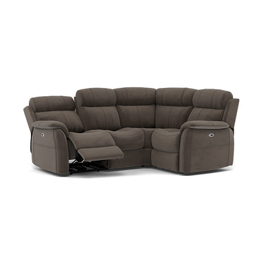Cava Small Corner Recliner Sofa - Combination 5 2 Corner 1 with 2 Power Recliners Fabric - Right Hand Facing - Power Recliner with USB