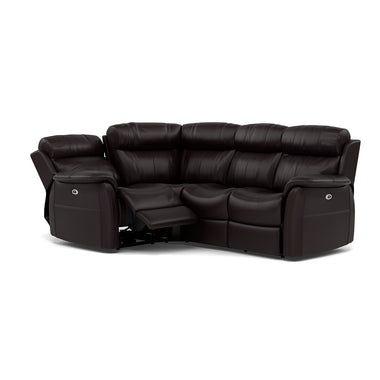 Cava Small Corner Recliner Sofa - Combination 4 1 Corner 2 with 2 Power Recliners Cat 20S - Left Hand Facing - Power Recliner with USB Corner Sofas Sterling Home 7 BXS-037C WALNUT