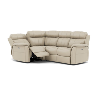 Cava Small Corner Recliner Sofa - Combination 4 1 Corner 2 with 2 Power Recliners Cat 20S - Left Hand Facing - Power Recliner with USB Corner Sofas Sterling Home 2 BXS-041E SILVER GREY