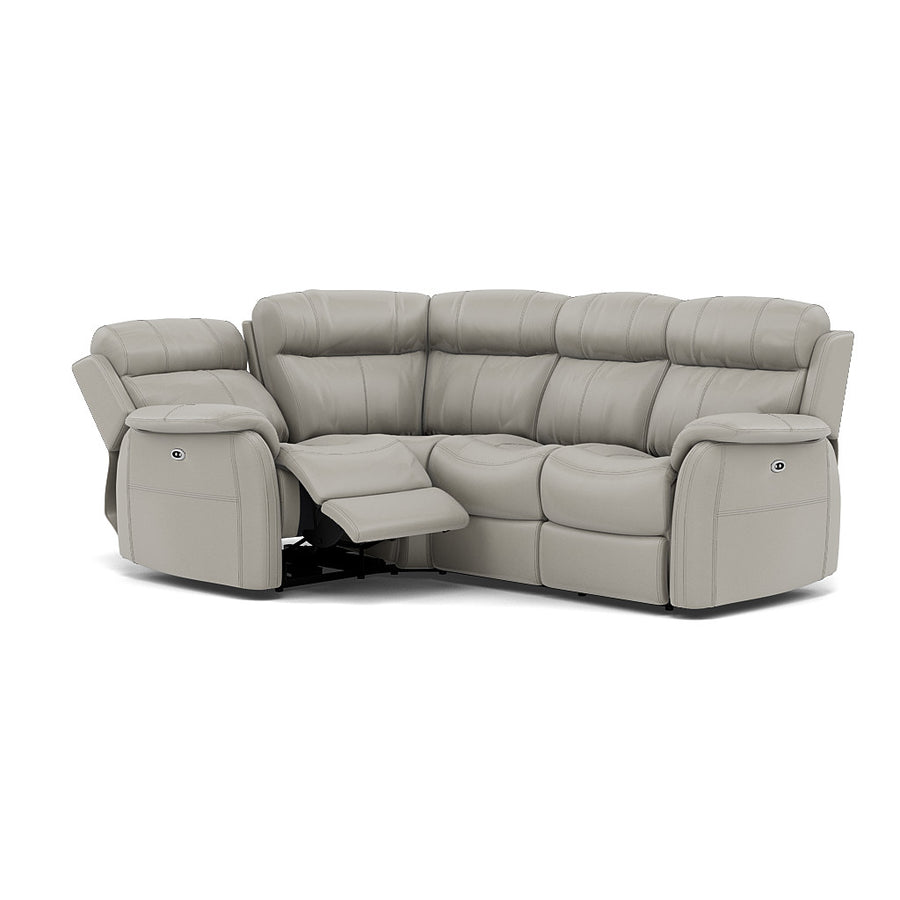 Cava Small Corner Recliner Sofa - Combination 4 1 Corner 2 with 2 Power Recliners Cat 20S - Left Hand Facing - Power Recliner with USB Corner Sofas Sterling Home 1 BXS-251E GREY