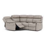 Cava Small Corner Recliner Sofa - Combination 5 2 Corner 1 with 2 Power Recliners Fabric - Right Hand Facing - Power Recliner with USB