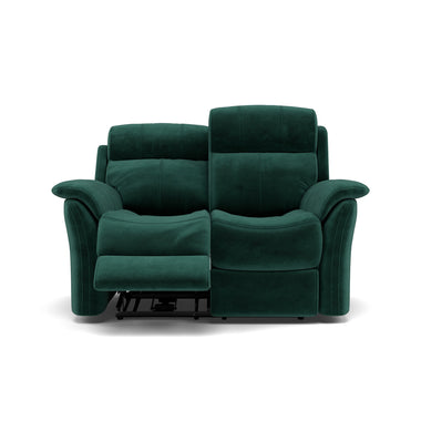 Cava 2 Seater Recliner Sofa - 2 Seater 2 Power Recliners Fabric - Power Recliner with USB 2 Seater Sofas Sterling Home 18 FAB-MEG-37 EMERALD GREEN