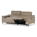Nicoletti La Scala 3 Seater Sofa Power Recliner Lumbar Support - 3 Seater Sofa Power Recl Lumber Support CB Torello - Power with Power Lumbar & USB