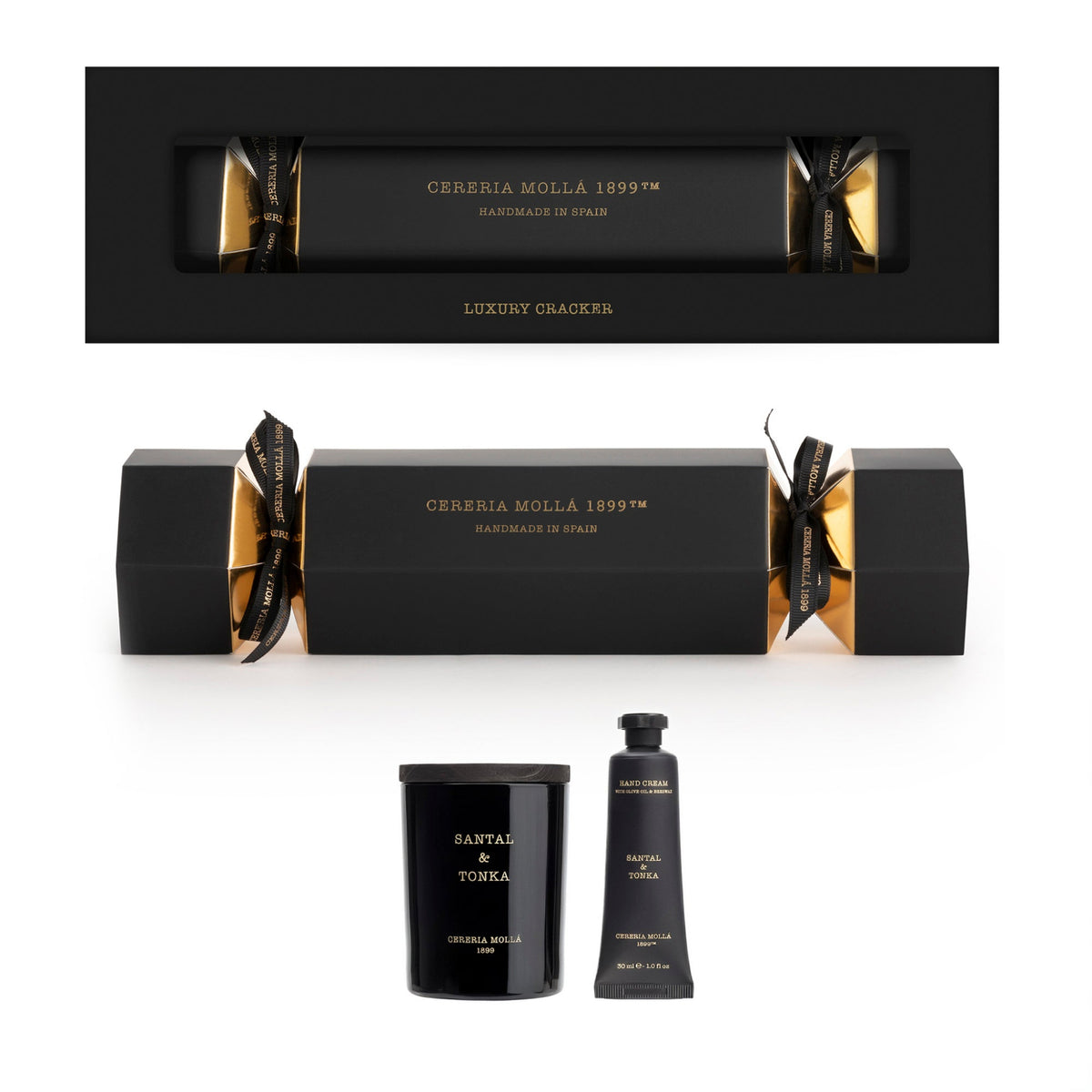 Cereria Molla Xmas Cracker-Santal & Tonka Sterling Home 1
