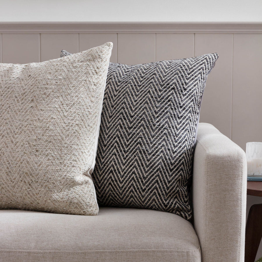 Croft Feather Grey Cushion - Croft Feather Cushion Charcoal 50CM Sterling Home 1