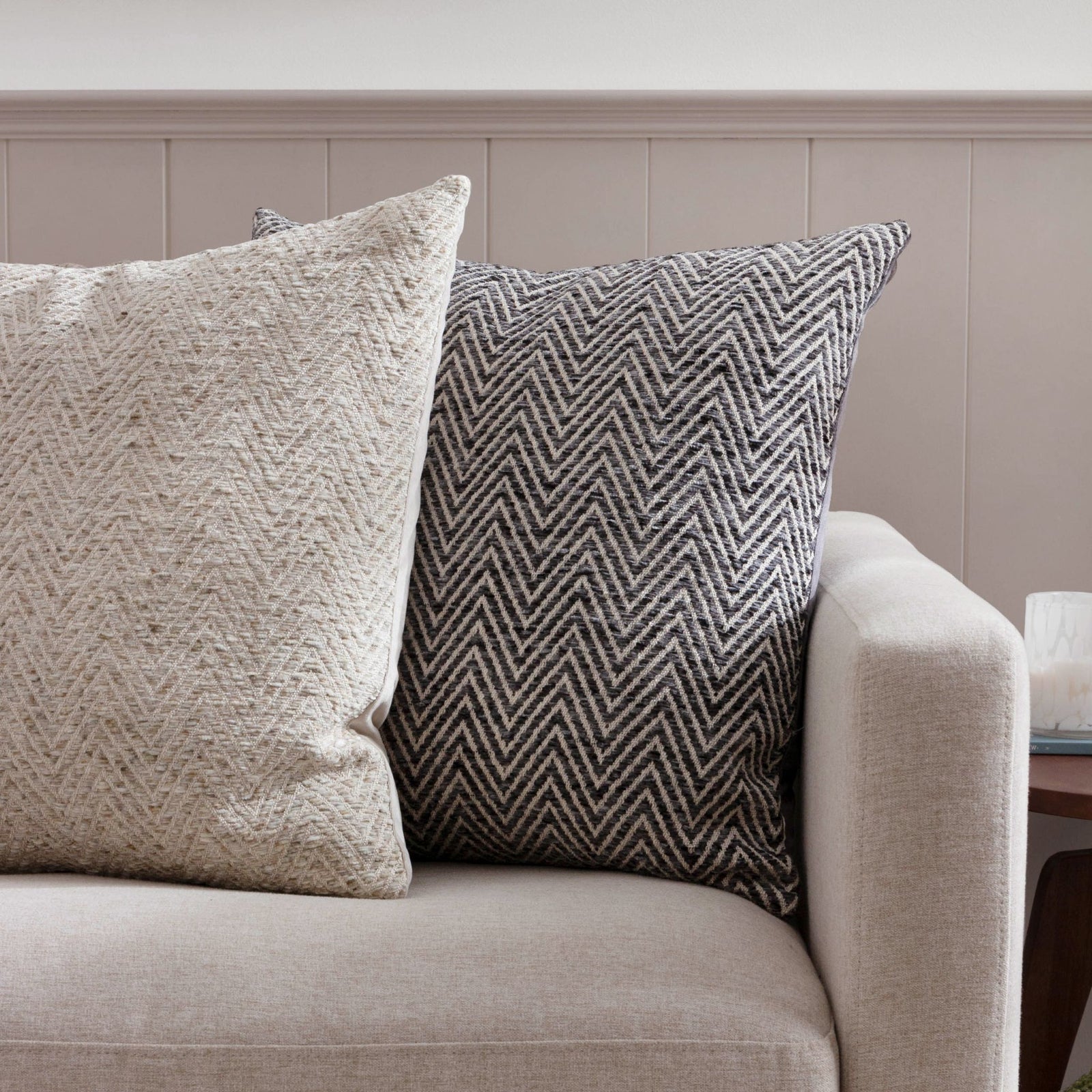 Croft Feather Natural Cushion - Croft Feather Cushion Natural 50CM Sterling Home 2