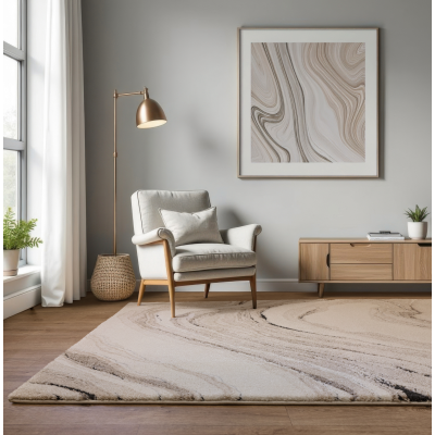 Calix Quartz Beige Rug - Quartz Beige 200 x 290cm - 200cm x 290cm Sterling Home 2