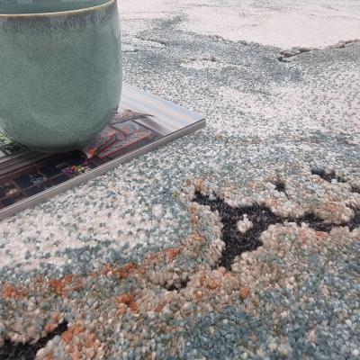 Calix Oasis Blue Rug - Oasis Blue 80 x 150cm - 80cm x 150cm Sterling Home 3