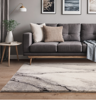 Calix Oasis Grey Rug - Oasis Grey 200 x 290cm - 200cm x 290cm Sterling Home 2