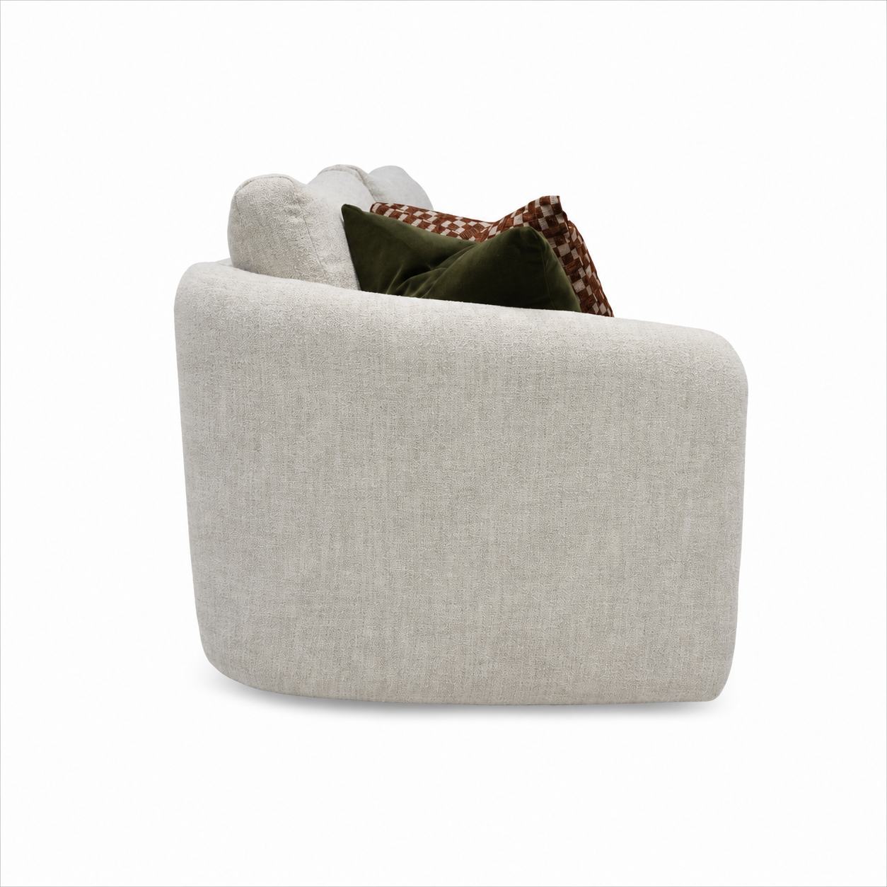 Vogue Williams Carnaby Large Sofa - Large Sofa Matt Chenille 3 Seater Sofas Sterling Home 3
