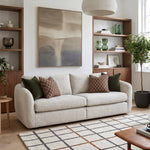 Vogue Williams Carnaby Large Sofa - Large Sofa Matt Chenille 3 Seater Sofas Sterling Home 2