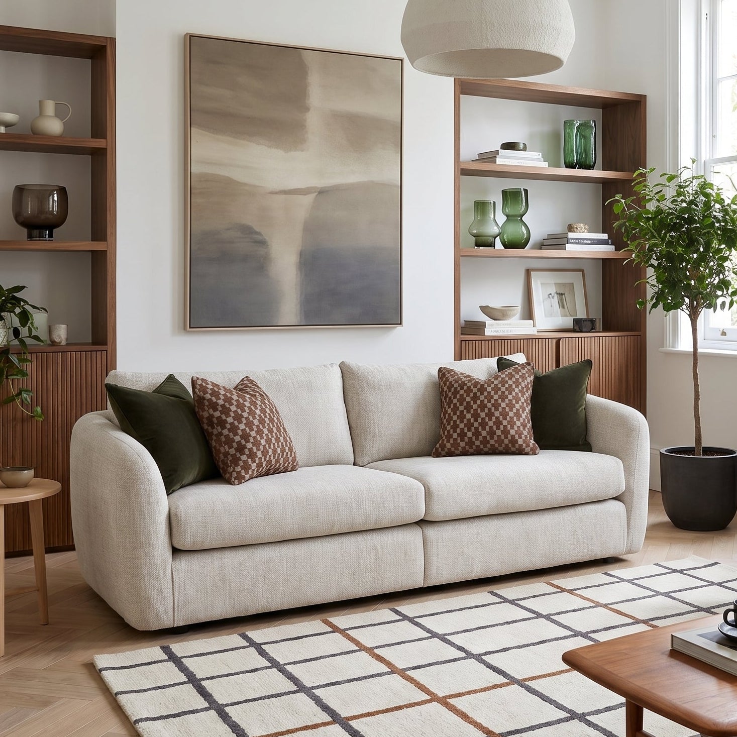 Vogue Williams Carnaby Large Sofa - Large Sofa Matt Chenille 3 Seater Sofas Sterling Home 2