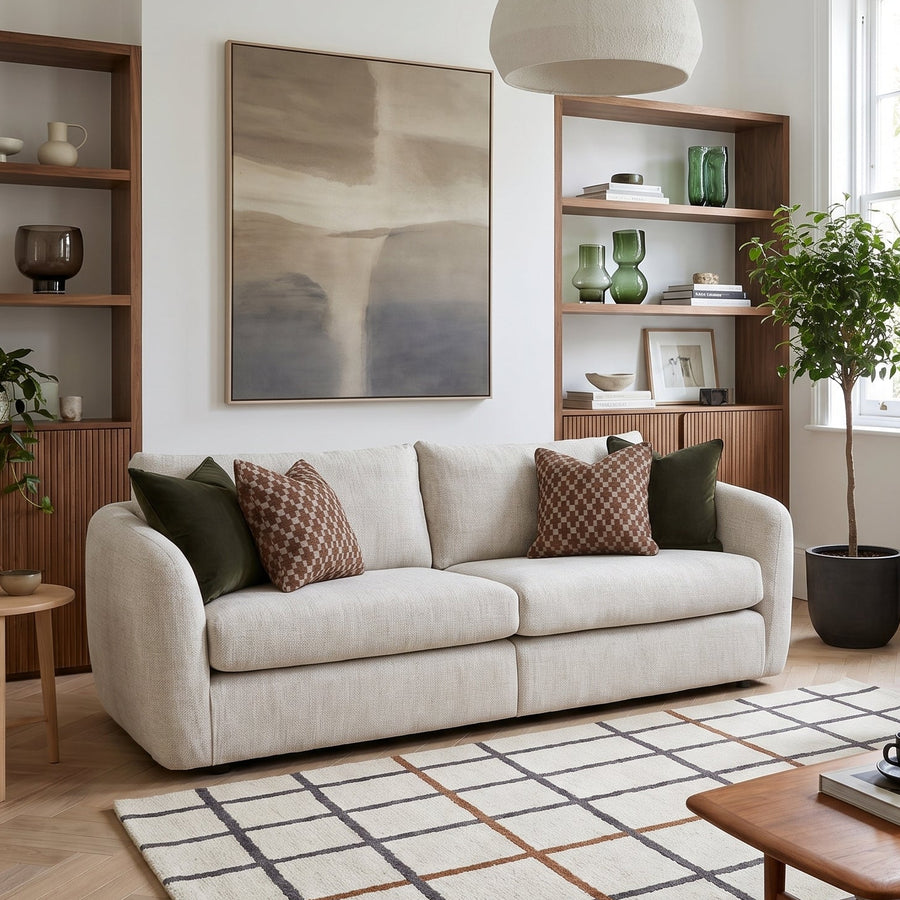 Vogue Williams Carnaby Large Sofa - Large Sofa Soft Boucle