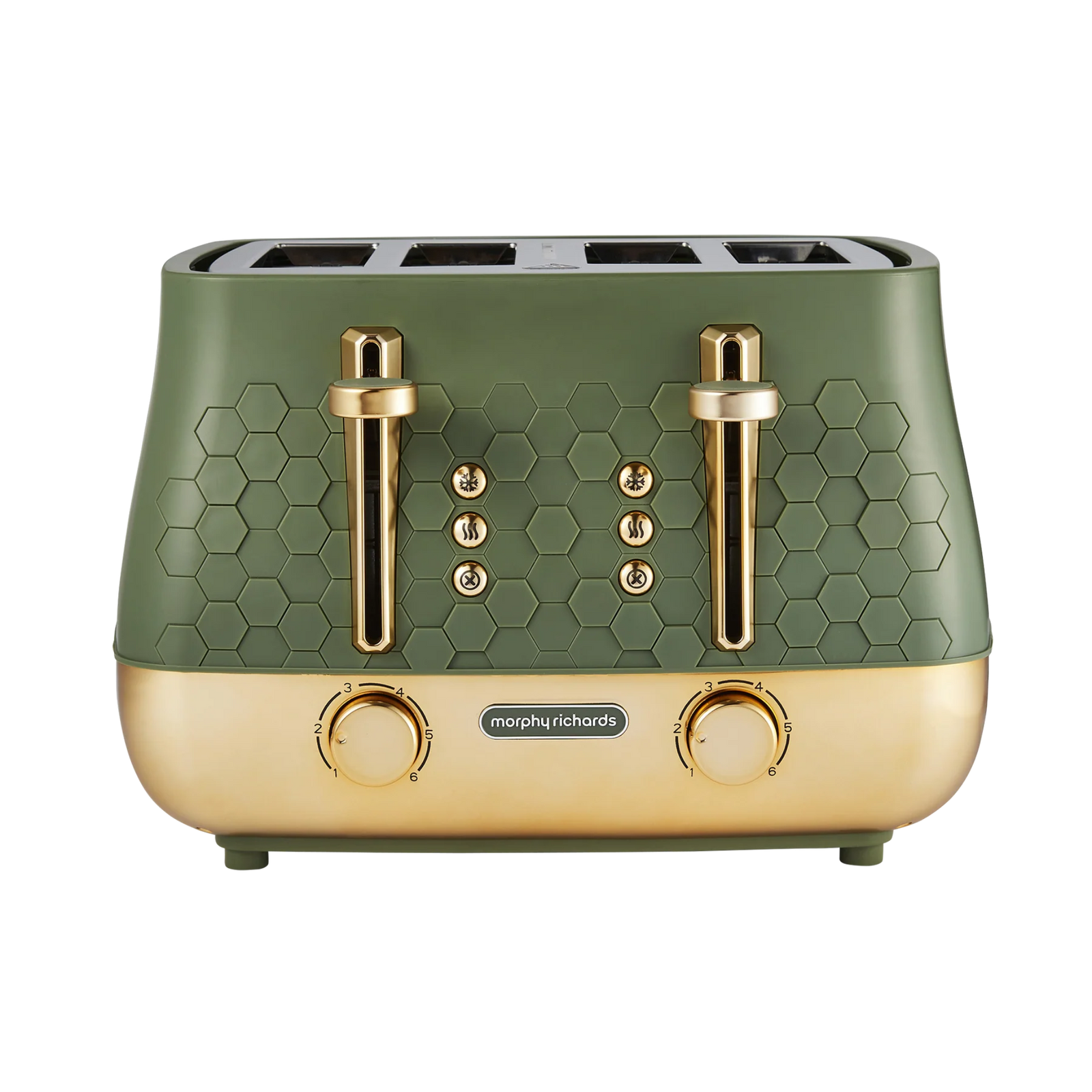 Morphy Richards Cassini 4 Slice Toaster Green - Cassini 4 Slice Toaster Green Sterling Home 1