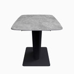 Celestia Small Extending Dining Table Light Grey - 130/170cm Extending Dining Table Light Grey Ceramic