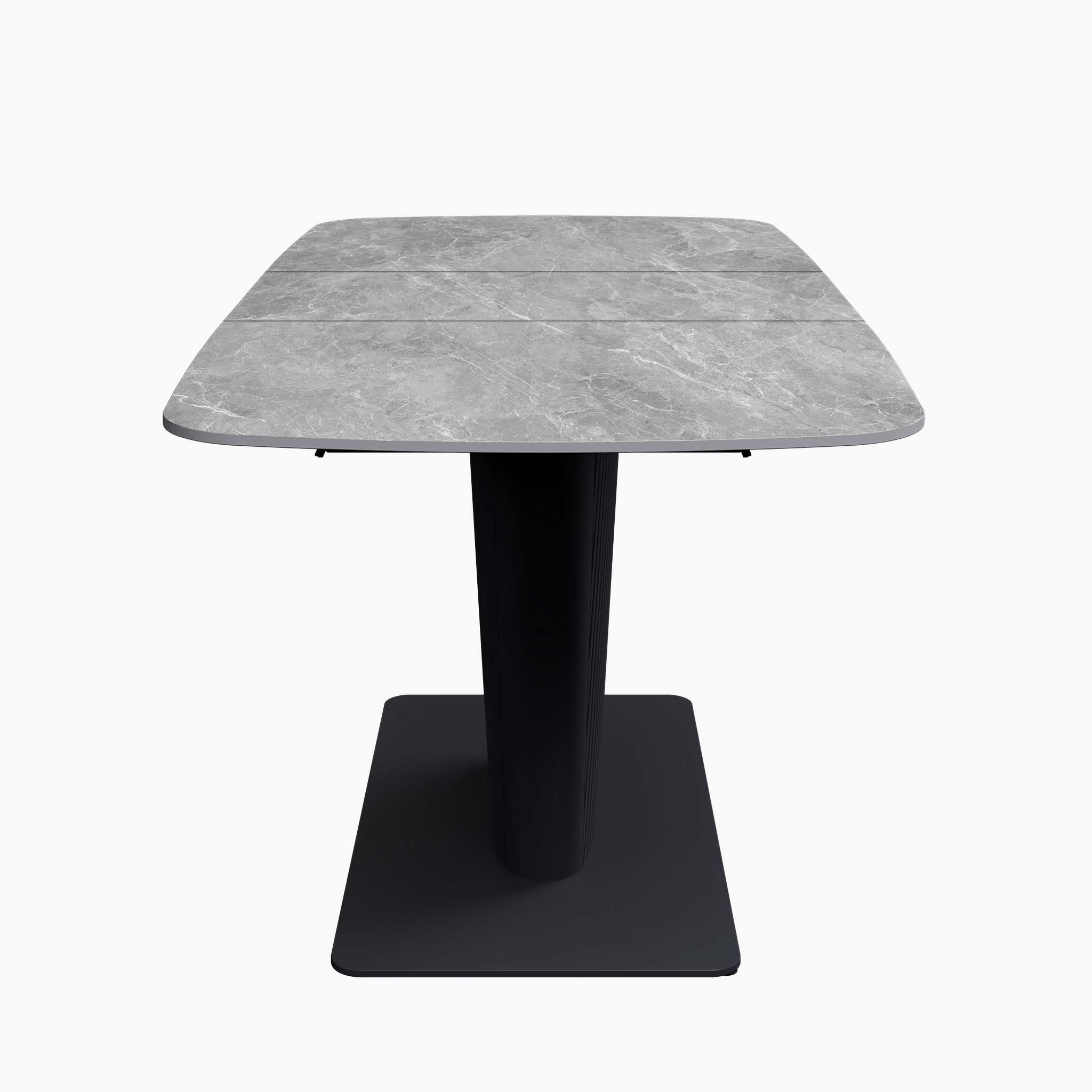 Celestia Small Extending Dining Table Light Grey - 130/170cm Extending Dining Table Light Grey Ceramic