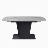 Celestia Small Extending Dining Table Light Grey