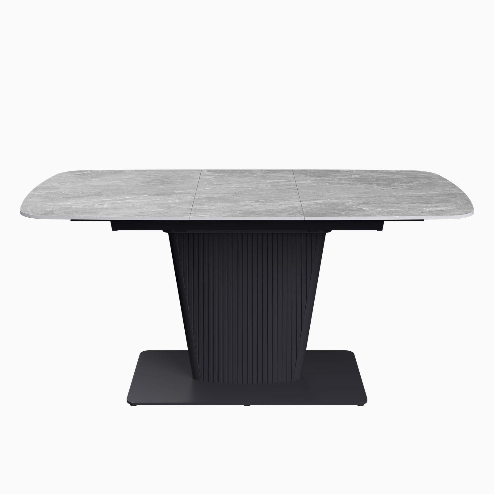 Celestia Small Grey Extending Dining Table & 4 Dining Chairs Set Sterling Home 7
