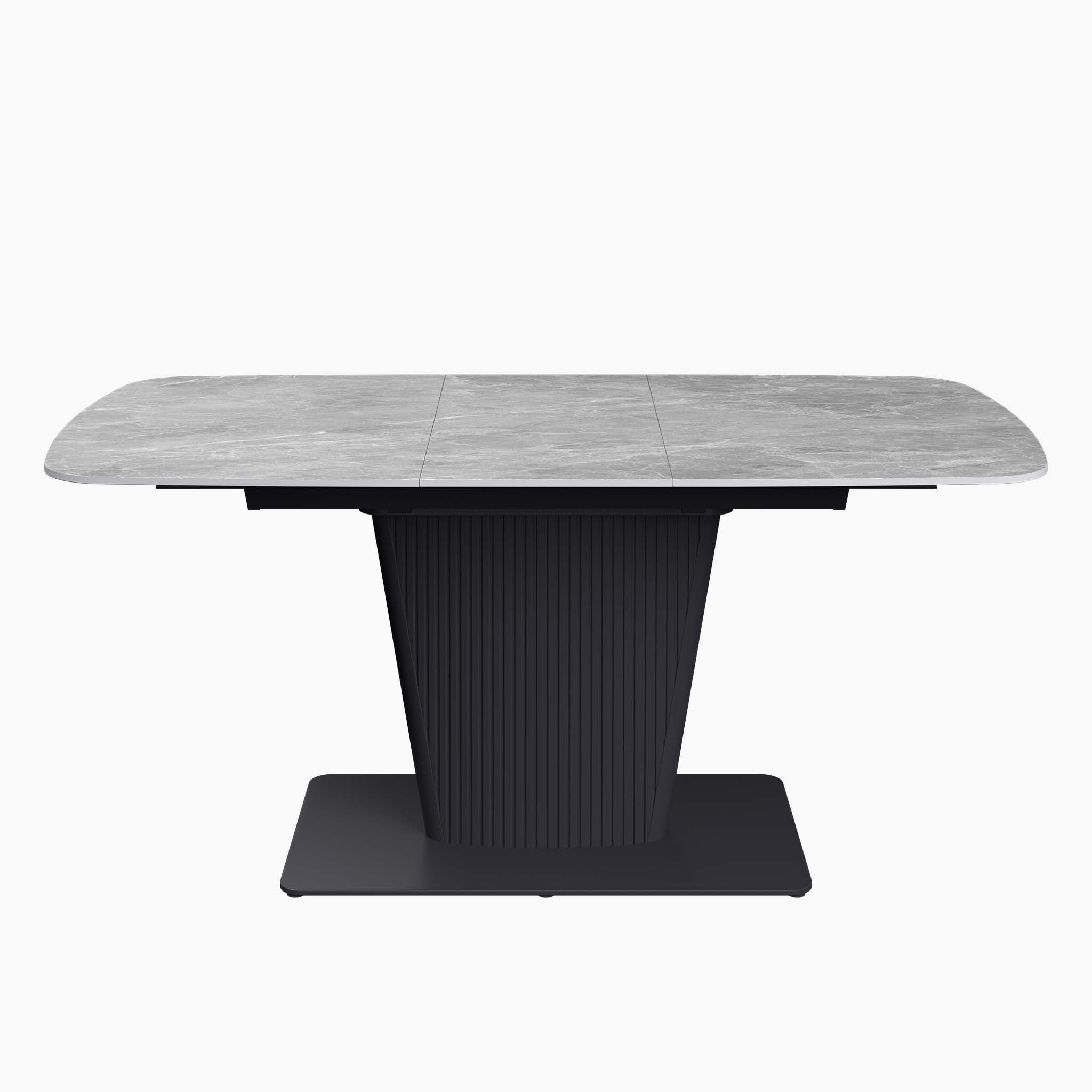 Celestia Small Extending Dining Table Light Grey - 130/170cm Extending Dining Table Light Grey Ceramic