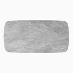 Celestia Small Extending Dining Table Light Grey - 130/170cm Extending Dining Table Light Grey Ceramic