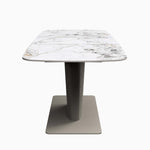 Celestia Large Extending Dining Table White - 160/200cm Extending Dining Table White Ceramic