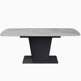 Celestia Large Extending Dining Table Light Grey