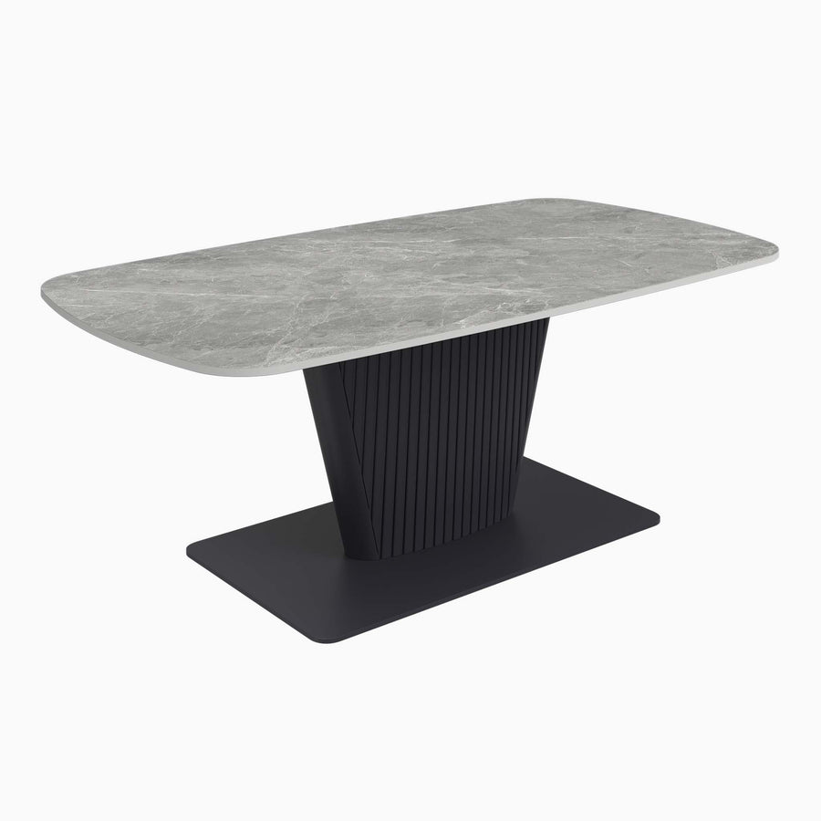 Celestia Coffee Table Light Grey - Coffee Table Light Grey Ceramic Sterling Home 1