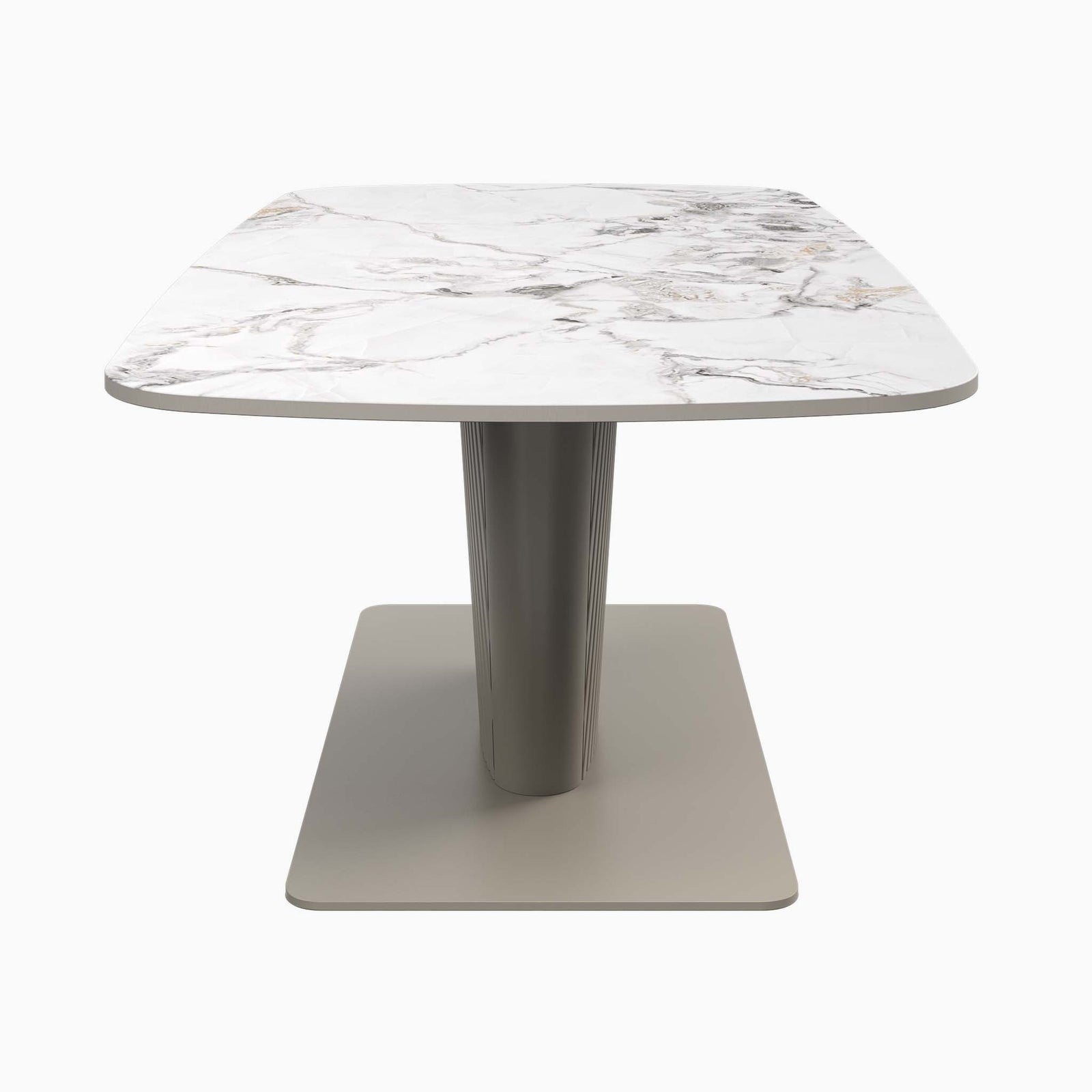 Celestia Coffee Table White - Coffee Table White Ceramic Sterling Home 4