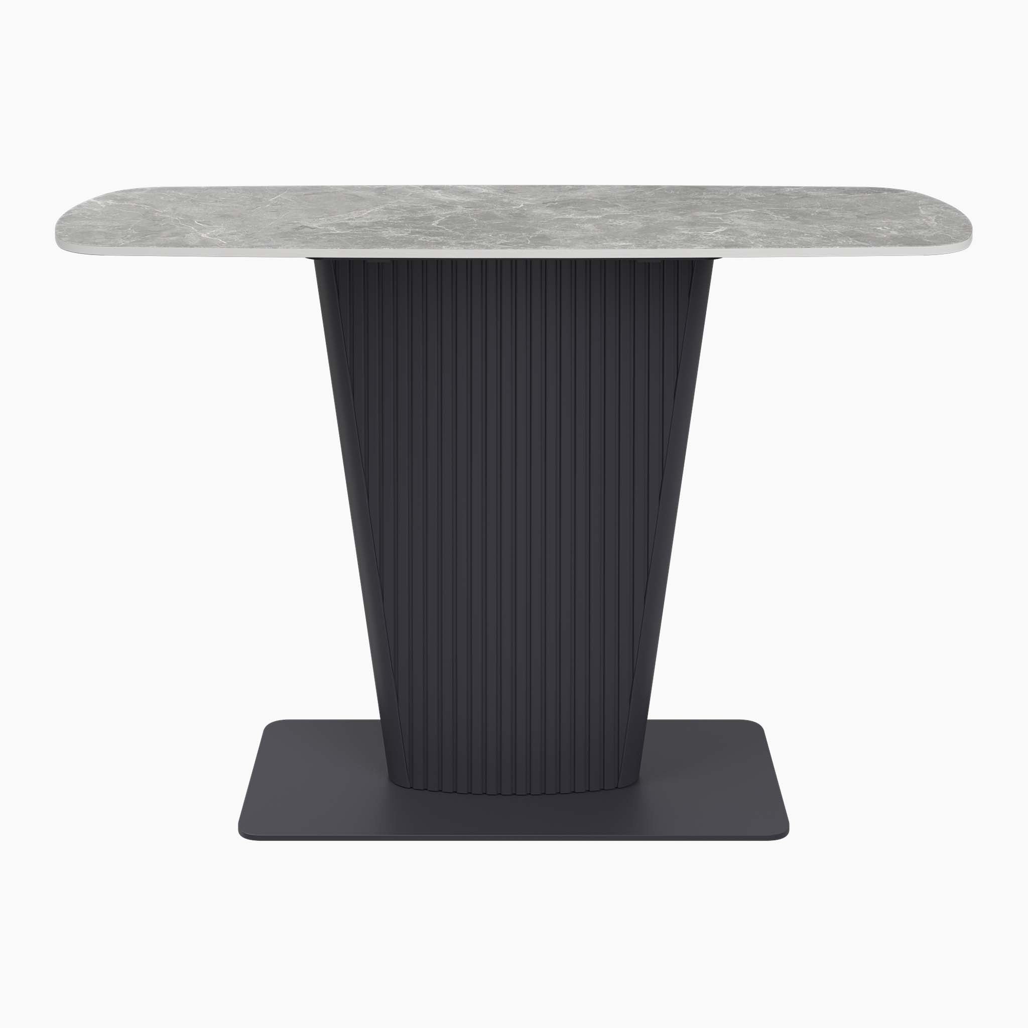 Celestia Console Table Light Grey - Console Table Light Grey Ceramic Sterling Home 1