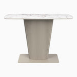 Celestia Console Table White - Console Table White Ceramic Sterling Home 1