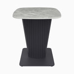 Celestia Side Table Light Grey - Side Table Light Grey Ceramic