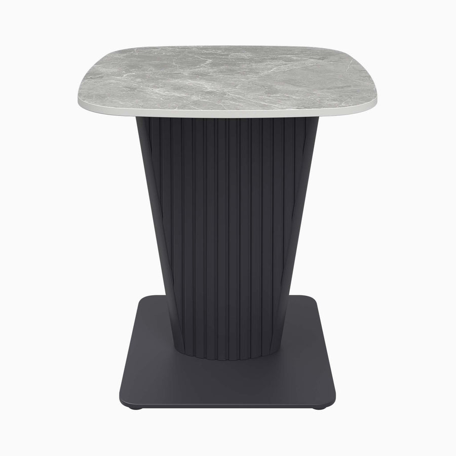 Celestia Side Table Light Grey - Side Table Light Grey Ceramic