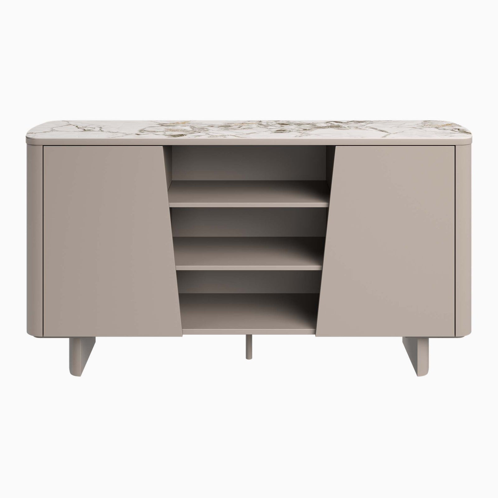 Celestia Sideboard White - Sideboard White Ceramic Sterling Home 1