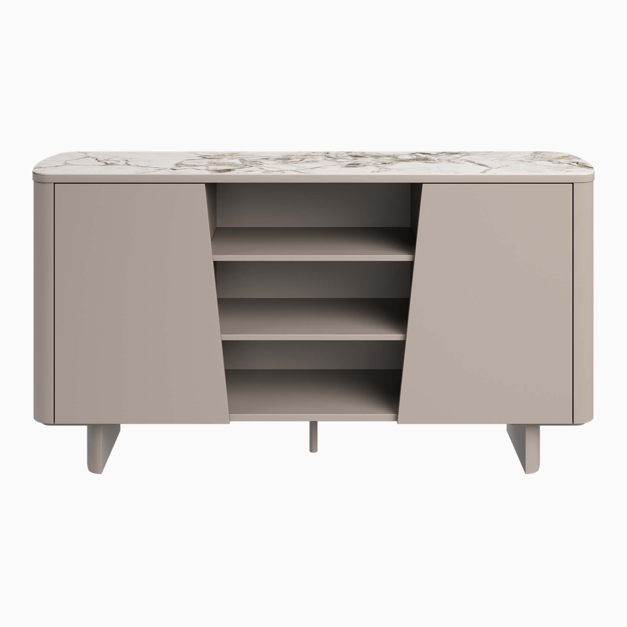 Celestia Sideboard White - Sideboard White Ceramic