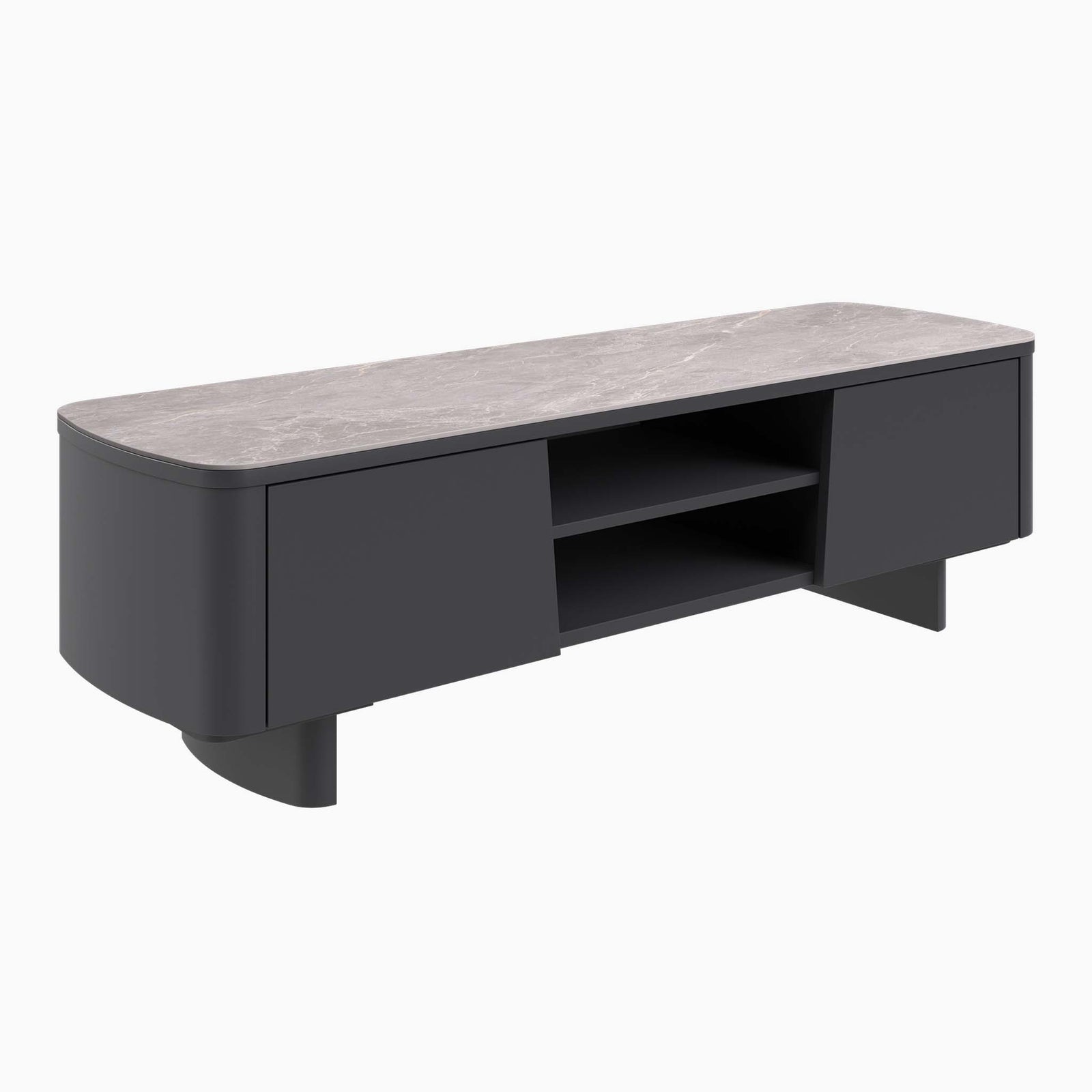 Celestia TV Unit Light Grey - TV Unit Light Grey Ceramic Sterling Home 2