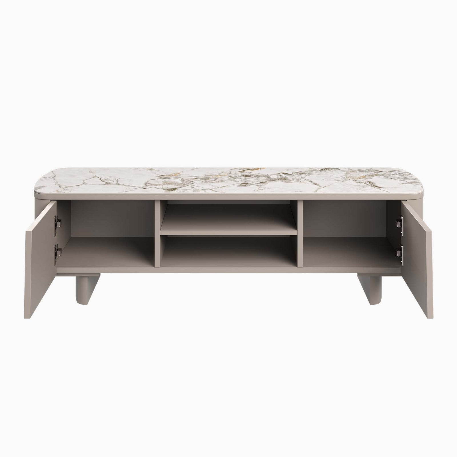 Celestia TV Unit White - TV Unit White Ceramic Sterling Home 2