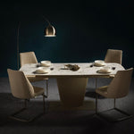 Celestia Large Extending Dining Table & 4 Dining Chairs Set - 160/200cm Extending Dining Table + 4 Celestia Chairs Sterling Home 2