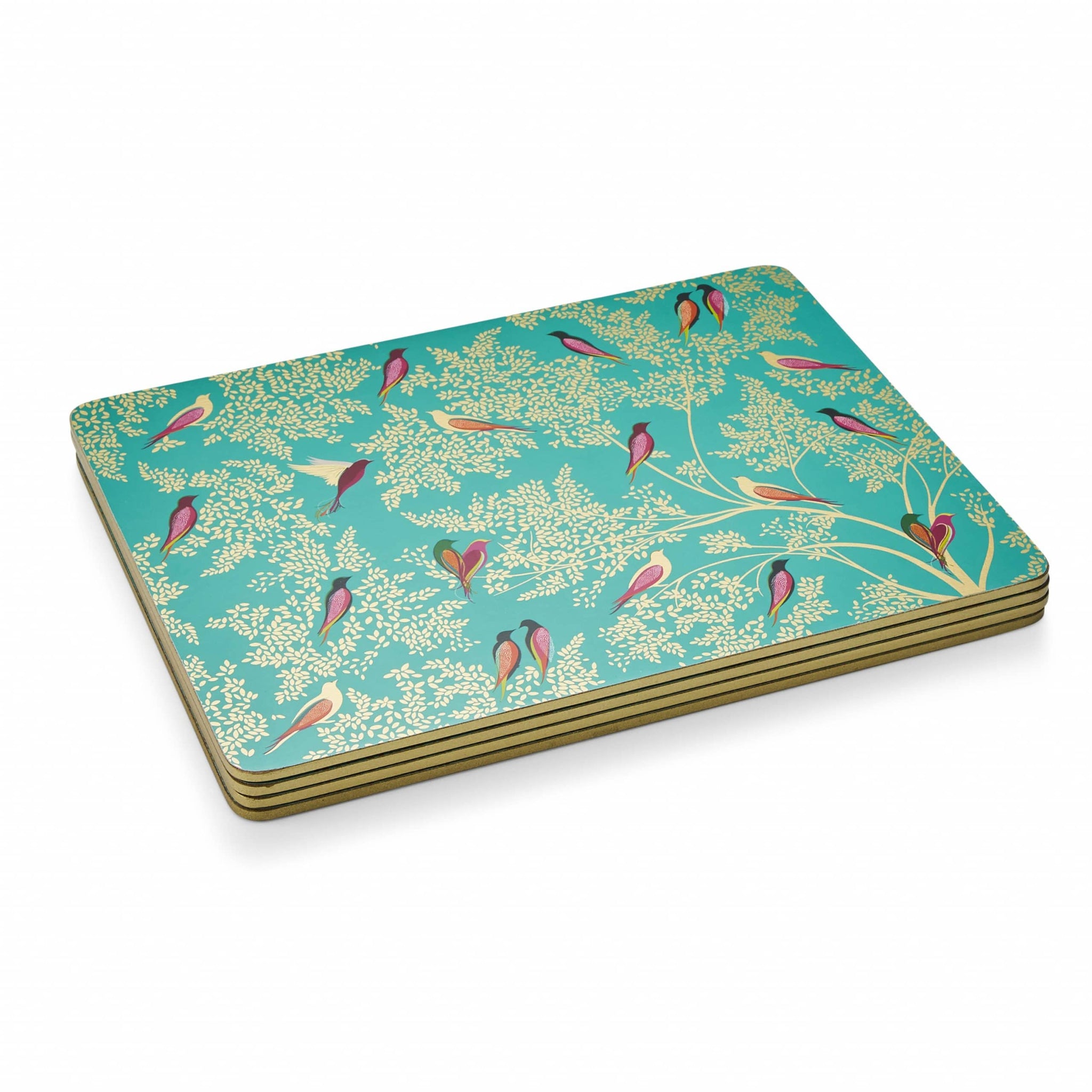 Sara Miller Chelsea Set Of 6 Green Placemats Sterling Home 2