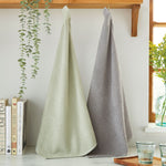 Terry Tea Towel Pack Of 2 Chevron - 2 Pack Terry Tea Towel - Chevron Sterling Home 1