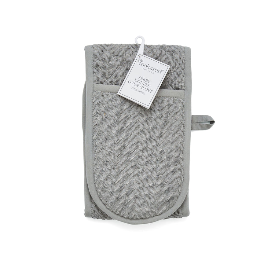 Terry Double Oven Glove Chevron - Terry Double Oven Glove - Chevron Sterling Home 2