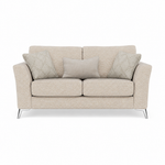 Chilton 2 Seater Sofa - 2 Seater Sofa Fabric 2 Seater Sofas Sterling Home 11 Chrome Feet Barley Linen