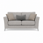 Chilton 2 Seater Sofa - 2 Seater Sofa Fabric 2 Seater Sofas Sterling Home 10 Chrome Feet Barley Clay
